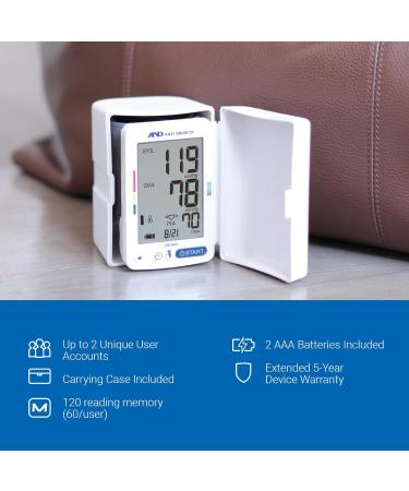 Buy A&D Medical Premium Wrist Pressure Monitor (UB-543) - Accurate Reliable & International Shipping Available - Buy Online on GoSupps.com