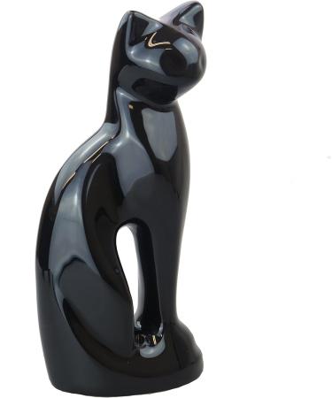 Love to Treasure Cat Shaped Urn for Pet Cat Ashes Cremation Memorial (Black) - Buy Online on GoSupps.com