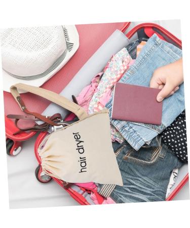 Healeved 12 Pcs Hair Dryer Storage Bag Drawstring Storage Bags Dryer Portable Travel Tote Bags Fabric - Buy Online on GoSupps.com