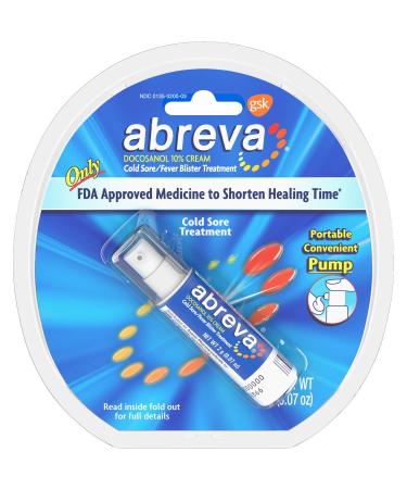 Abreva 2grm Pump Size 1ct Abreva Cold Sore Treatment