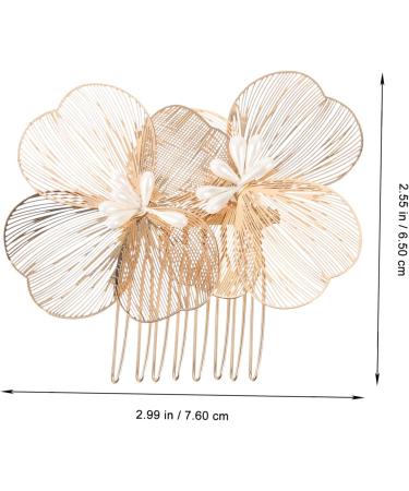 DOITOOL dress vintage Hanfu hair comb clip wild alloy hair accessories for women plastic Korean decorate the flowers girl Baroque girl hair accessories - Buy Online on GoSupps.com