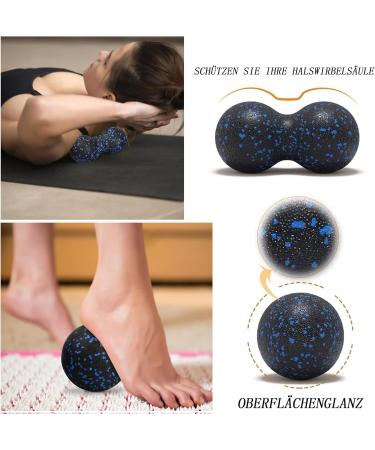 Fascia Ball Set - 2 Massage Balls for Deep Tissue Relief & Relaxation | Ideal for Feet & Body | Lacrosse Ball Duo - Buy Online on GoSupps.com