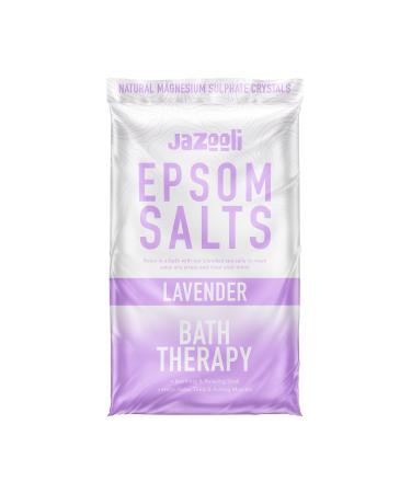 Scented Bath Epsom Salts Spa Soak Exfoliating Natural Magnesium Sulphate Crystals Muscle Aches Pains Repair Foot Feet Relieve Soothing Skin Relax 450g (Lavender)
