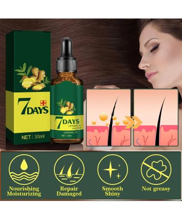 Shantou Yingji 2 Pcs Ginger Hair Growth Oil Ginger Hair Growth Essential Oil Ginger Hair Treatment Oil Hair Growth Solution Hair Strengthening Hair Care 2 Pcs x 30ml Hair3 - Buy Online on GoSupps.com
