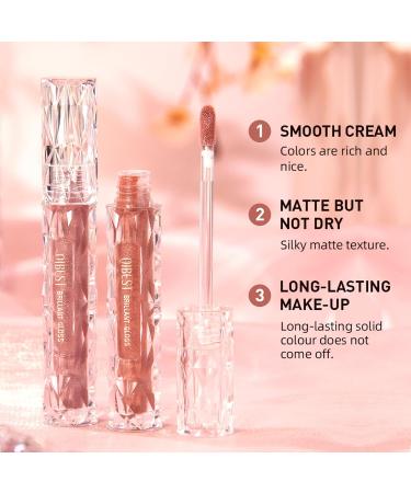 Buy Black Glitter Lip Gloss & Diamond Shimmer Lipstick | High Pigment Waterproof Metallic Matte Lipsticks for Women - Long Lasting Sparkling Liquid Lipstick #10 Black - Buy Online on GoSupps.com