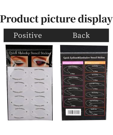 64 Pcs Cat Eyeliner Eyeshadow Stencil Stickers Eyeliner Stencils Stickers Eyeliner Stencil Cards Eyeliner Template Sticker for Smokey Eyes or Winged Eyeliner Quick Cat Eye Makeup Tool for Beginners - Buy Online on GoSupps.com