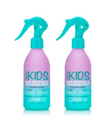 Eco Chic KIDs Hair Smoothing & Detangling Spray - Detangler Spray For Kids Kids Detangler Spray Hair Detangler Spray For Kids Salon Quality Natural Botanical Ingredients - 8 Fl Oz (Pack of 2)