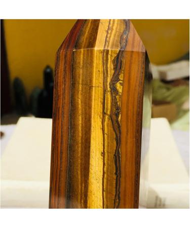 Natural Crystal Rough Natural Tiger Eye Crystal Point Stone Quartz Crystal Rod Crafts Home Decoration Ornaments Gift 1pc Home Collections (Size : 400-500g) - Buy Online on GoSupps.com