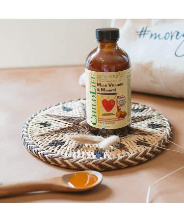ChildLife Essentials Kids Liquid Multivitamin & Mineral Supplement - Natural Orange & Mango Flavor - Gluten-Free Non-GMO Formula - 8 Fl Oz Bottle (Pack of 2) - Buy Online on GoSupps.com