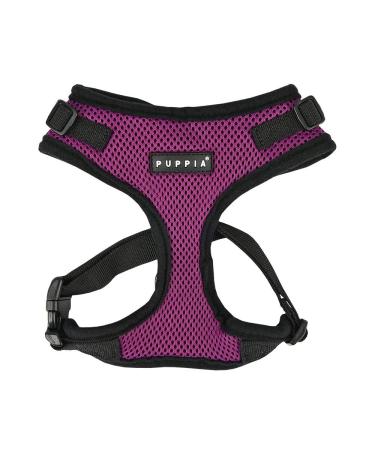 Puppia Ritefit Dog harness for small to medium -sized dogs - adjustable and very soft - also usable as puppy dishes - anti -anti -tanning dishes for dogs violet l l violet
