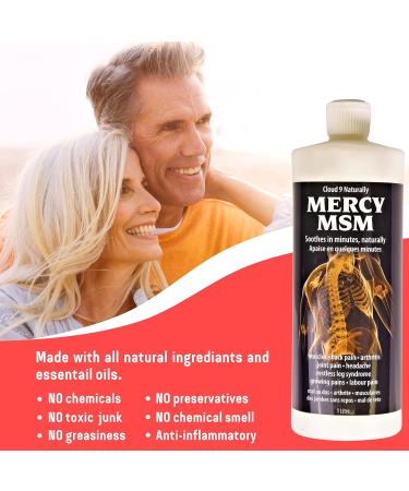 Cloud 9 Naturally Mercy MSM Pain Relief Cream (Soothes in Minutes) - 1 Litre - Buy Online on GoSupps.com
