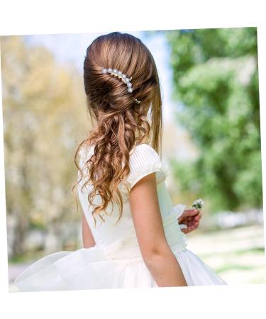 MAGICLULU Rhinestone Hair Pin Bridal Hair Accessories Hair Combs for Women Accessories Hair Comb Clip Womens Headpiece Pearl Hair Side Comb Hair Clip Bride Decorate Imitation Pearls Girl - Buy Online on GoSupps.com
