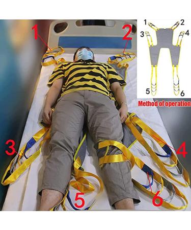 Patient Lifting Slings Four Point Support Shower Sling Toileting Lift Sling for Elderly Universal Full Body Mesh Lift Sling Full Body Patient Lift Toileting Sling Lifting Aid Straps Medium - Buy Online on GoSupps.com