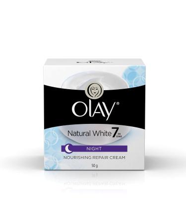 Olay Natural White All in One Fairness Night Skin Cream 50g - Brightening & Anti-Aging | International Shipping Available - Buy Online on GoSupps.com