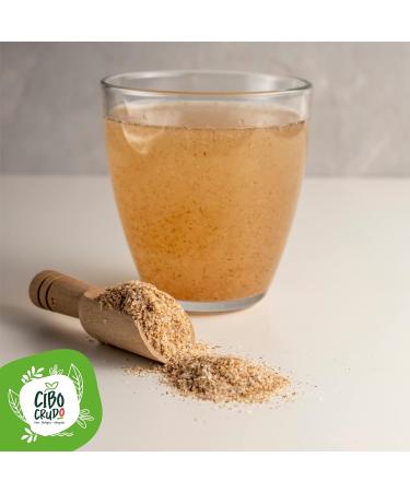 Organic Blond Psyllium Husk Powder - 200g Rich in Soluble Fiber. Known as Ispaghula Plantago Ovata or Plantago Ispaghula Psyllium Husk Powder. - Buy Online on GoSupps.com