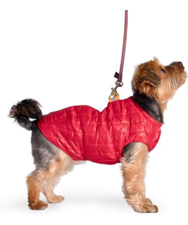 Selente Paw Parade Waterproof Dog Coat - Raspberry Fleece Lining Perfect for Small & Medium Dogs | EU Made Size 6 - Buy Online on GoSupps.com