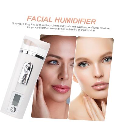 Healeved 3pcs Hydrating Instrument Room Humidifier Skin Care Sprayer Mini Facial Sprayer Steamer White Abs - Buy Online on GoSupps.com