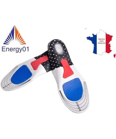 Energy 01 Orthopedic Gel Insoles - Relieve Foot Pain & Discomfort | Available Worldwide - Buy Online on GoSupps.com