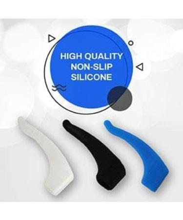 Buy Sports World Vision Non-Slip Glasses Holders - 2 Pairs for Safety Glasses Sunglasses & Reading Glasses - White - Buy Online on GoSupps.com