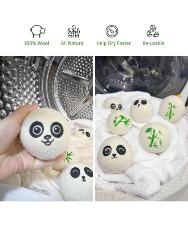 Buy 100% Natural Wool Dryer Balls | Reusable Eco-Friendly Laundry Solution - 6 Pack | International Shipping Available - Buy Online on GoSupps.com