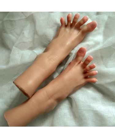TDHLW Silicone Feet for Jewelry & Nail Art - Life Size Model for Exhibitions & Practice - Customizable Toenails - Shop Now - Buy Online on GoSupps.com