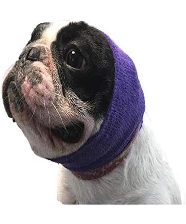 Happy Hoodie Dog Hoodie Reduces Stress and Anxiety Two Sizes Purple (Small) S Purple