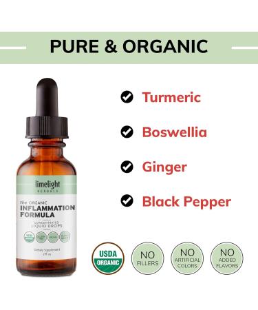 Inflammation Formula Advanced USDA Organic Turmeric Curcumin Supplement with Black Pepper Boswellia & Ginger for Whole-Body Inflammation Support Joint & Immune Health 60 Servings Made in USA - Buy Online on GoSupps.com