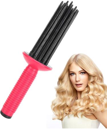 GEUGECY Hair Curler Hair Curling Roll Comb | Anti-Slip Curling Iron Hairstyling Tools | Hot Air Styling Brush Hair Styler For Curly Hair | Hair Curler Brush For Home Travel Dating Meeting - Buy Online on GoSupps.com