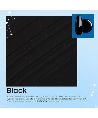 Modelones Dip Powder Black Color French Nail Dipping Powder 1 Oz - Odor-Free, Long-Lasting, No UV Lamp Needed - Buy Online on GoSupps.com