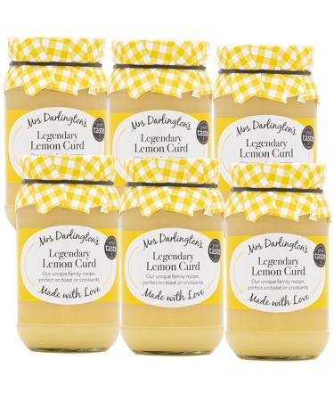 Mrs Darlington's Legendary Lemon Curd - 320g - Pack of 6