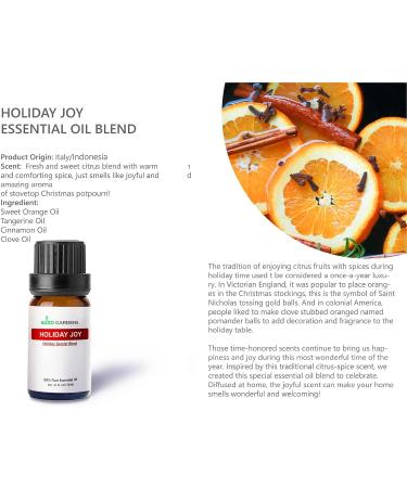 Christmas Essential Oils Set - Premium 6 Pack (10ml Each) | Cinnamon Clove Nutmeg Pine Candy Cane Holiday Joy - Perfect for Holiday Aromatherapy - Buy Online on GoSupps.com