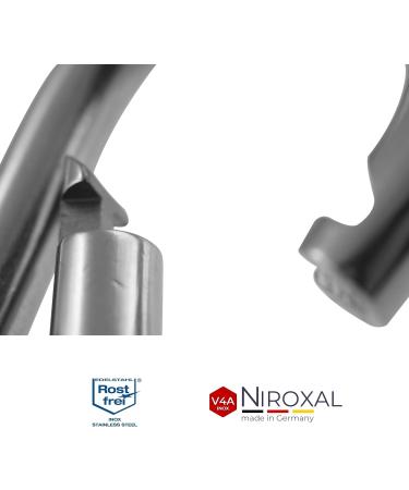 10 Small Stainless Steel Carabiner Hooks - 3mm Strong Keychain with 200kg Break Load - Ideal for Hammocks & Swing - Durable Edestahlkarabiner - Buy Online on GoSupps.com