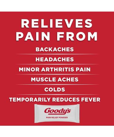 Goody's Back and Body Pain Relief Powder 24 ct (Pack of 4) Orange 24 Count (Pack of 4) - Buy Online on GoSupps.com