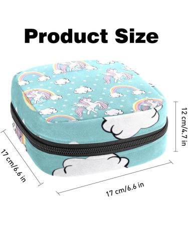 Javenproeqt Women's Bandages Organizer - Reusable First Period Pocket - 17x17x12 cm - Avocados on Marine Stripes - International Shipping Available - Buy Online on GoSupps.com