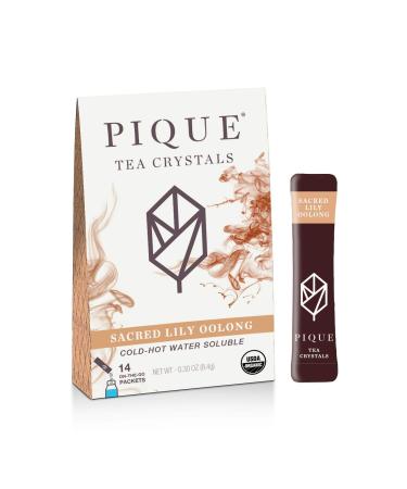 Pique Organic Wuyi Mountain Oolong Tea Crystals - Caffeinated Black Tea, Helps Boost Metabolism for Healthy Digestion and Weight Loss - 14 Single Serve Sticks (Pack of 1) 14 Count (Pack of 1)