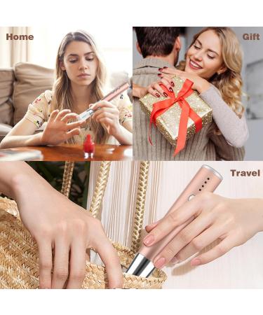 Enniewi 13-in-1 Wireless Nail Cutter & Manicure Set - 25000 RPM Electric Nail Miller with Light & Dust Cover for Home Use - Buy Online on GoSupps.com