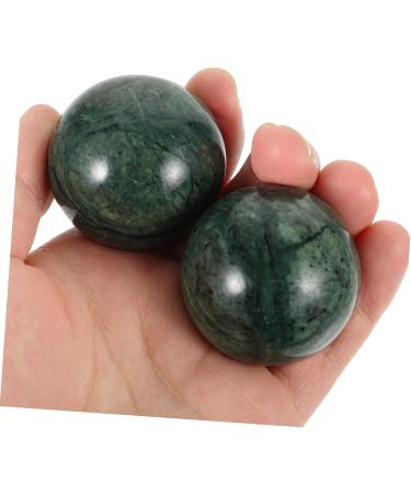 Healeved 4-Piece Jade Fitness Handball Massage Balls - Premium Health Massage Tool for Exercises - Green 4.00x4.00cm - Buy Online on GoSupps.com