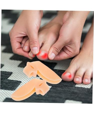 4 Pairs Silicone Toe Separators - Portable Toe Spacers for Bunion & Foot Care | Toe Protector & Corrector for Home Use - Buy Online on GoSupps.com