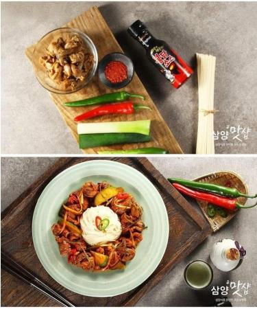Samyang Buldak Hot Chicken Sauce Combo: Original & Carbonara Flavours - Buy Online on GoSupps.com