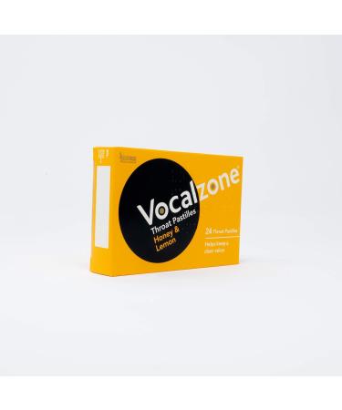 Vocalzone Throat Pastilles Honey & Lemon 12 Packs 24- for Sore Throats and Hoarseness When Overusing Your Voice. Produced and Sold in The United Kingdom Since 1912 - Buy Online on GoSupps.com
