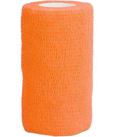 12Pcs Natural Latex Elastic Self Adhesive Bandage Wrap for Cows Dogs Horses - 10cm (Orange) - Buy Online on GoSupps.com
