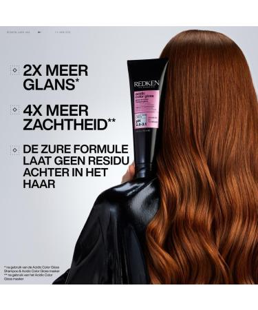 Redken For Colored Hair Intense Shine and Hydration Cleans Without Weighing Down pH Formula with Glycerin and Fatty Acids Acidic Color Gloss 1Min GlossinMask 250ML - Buy Online on GoSupps.com