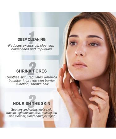 Peel Off Blackhead Removal Mask - Acne Treatment Pore Cleansing Cream & Nose Strips - 30ml + 60 Pcs for Clear Skin - Buy Online on GoSupps.com