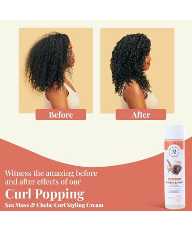 NaturAll Avocado & Kiwi Leave In Conditioner & Sea Moss & Chebe Curl Cream- Hair Styling Products for Curl Defining Frizz Control- Paraben & Sulfate Free Curl Enhancing Hair Products - Buy Online on GoSupps.com