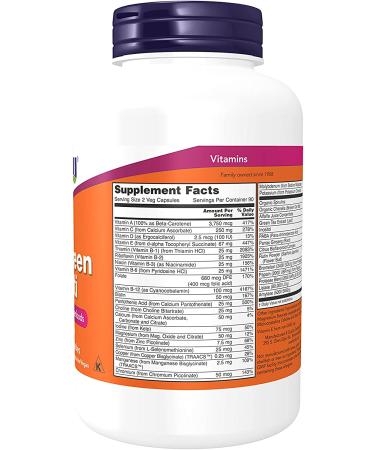 Now Foods EcoGreen Multi Iron-Free - 180 Veg Capsules for Optimal Health - Buy Online on GoSupps.com