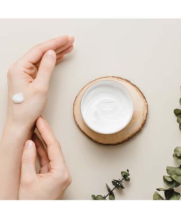 Houseables 4 Oz Plastic Containers with Lids - 12 Pack, White Body Butter Jars for Cream, Makeup, Cosmetics - 118 ML/Gram Capacity, Ideal for Face Scrub, Hair Product - Screw Top & Liner Included - Buy Online on GoSupps.com