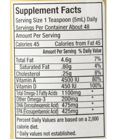 Pharmark Aceite De Higado De Bacalao Cod Liver Oil (8 Ounce) 8 Fl Oz (Pack of 1) - Buy Online on GoSupps.com