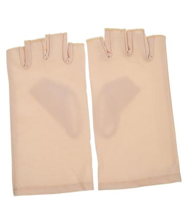 FRCOLOR 4 Pairs Nail Gloves Gel Nail Lamp Gloves Fingerless Gloves Flexible Gloves Convenient Gloves Gloves Supple Gloves Riding Anti Gloves Shield Light Miss Spandex - Buy Online on GoSupps.com