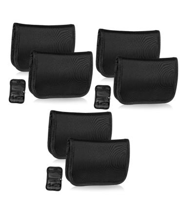 Lurrose monitor holder 6 pieces pulse-oxygen case measuring device storage pulse-carrying bag portable pocket measuring device pockets suitcase protective cover household storage bag travel