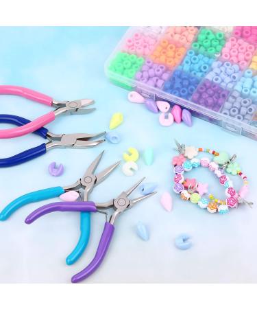 Shynek 4pcs Jewelry Pliers Set - Needle Nose, Chain Nose, Round Nose, Wire Cutters & Bent Nose Pliers - for Crafts, Wire Wrapping & Jewelry Making - Buy Online on GoSupps.com